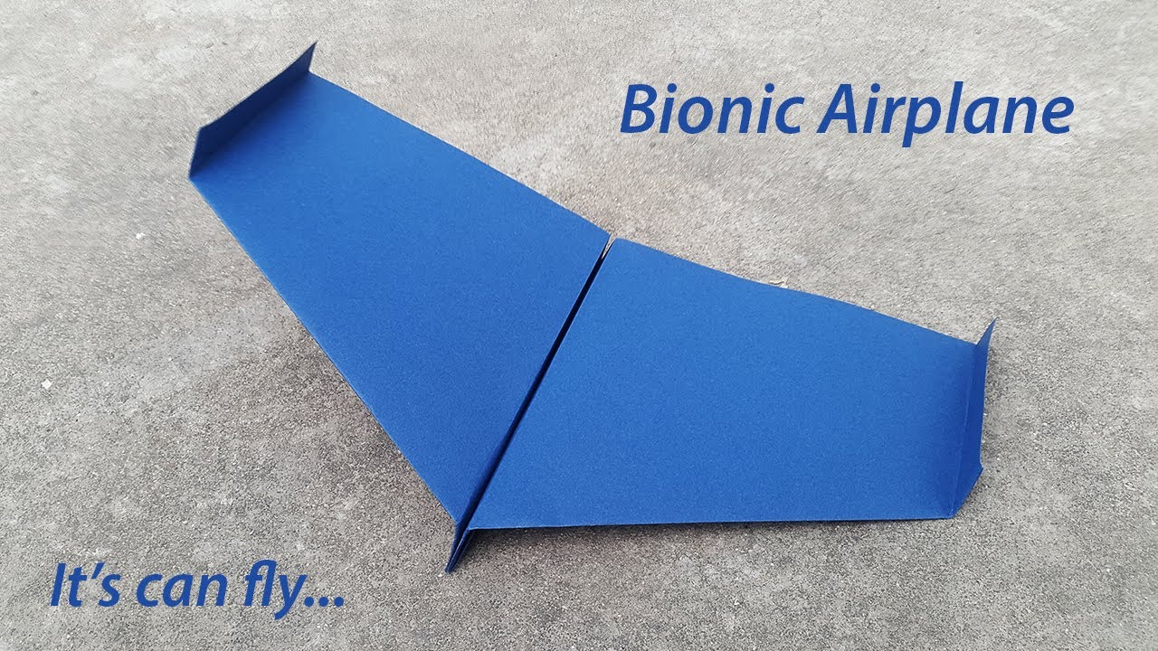 Making Paper Aircraft – Paper Airplane – Bionic Paper Planes