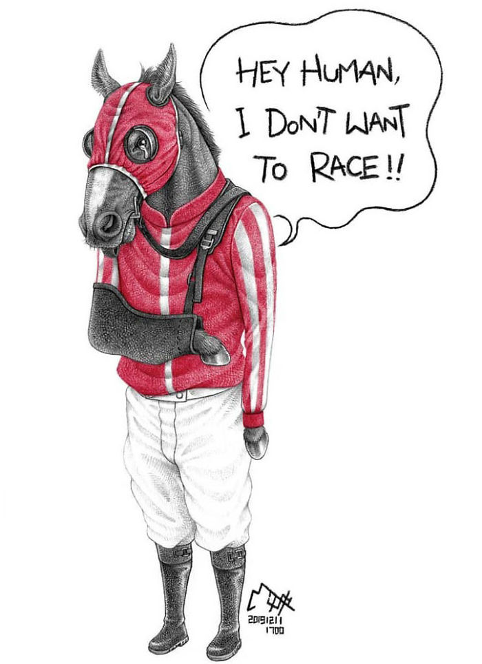 Artist Shows Shocking Illustrations About Animal Abuse That Many Humans Will Surely Be Ashamed Of