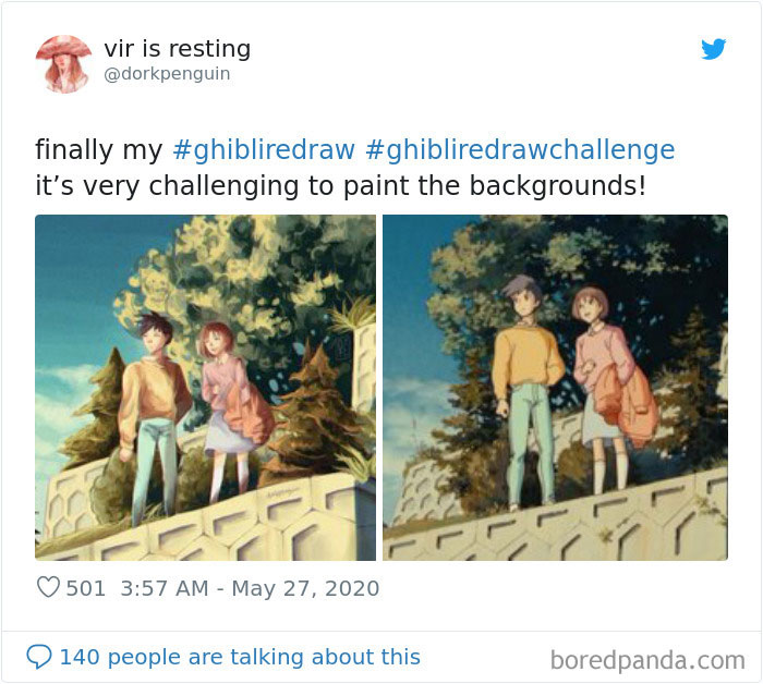 Redrawing-Ghibli-Art