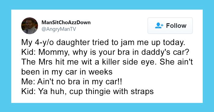 Dad Panics When 4 Y.O. Daughter Finds A “Bra” That Isn’t Her Mom’s In The Car