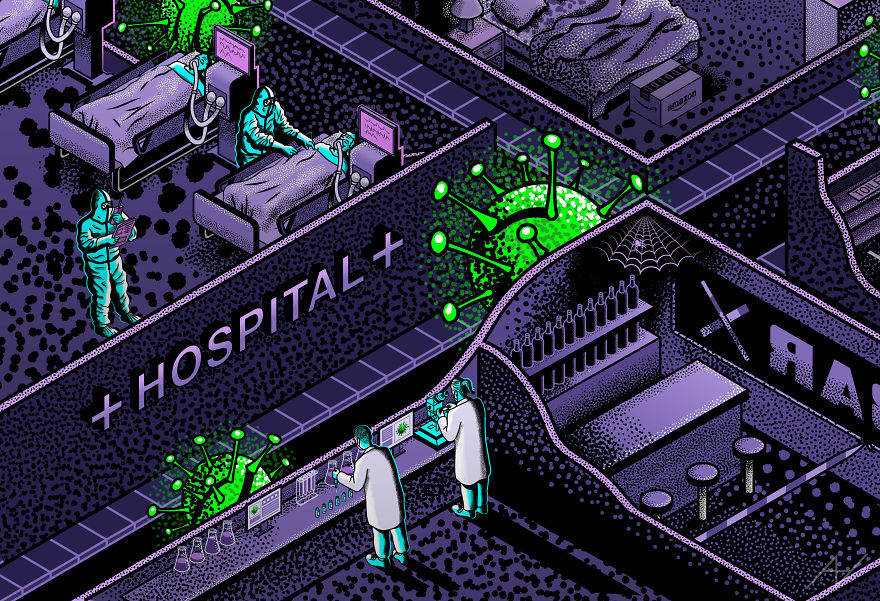 I Created This Art Piece Inspired By Covid-19