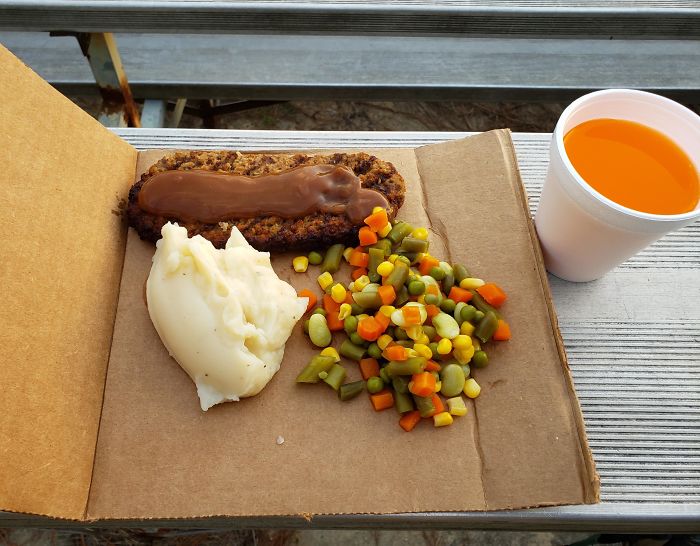 Dinner Chow On Fort Bragg