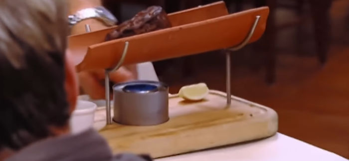 Gordon Got Served A Steak On A Roof Tile