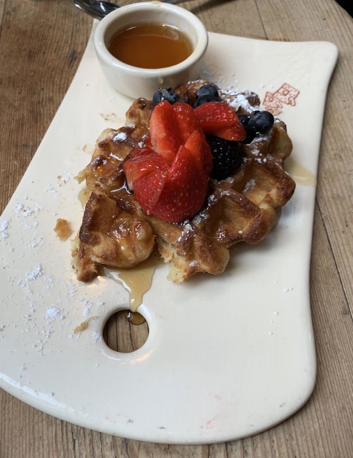 Syrup Running Through The Thumb Hole