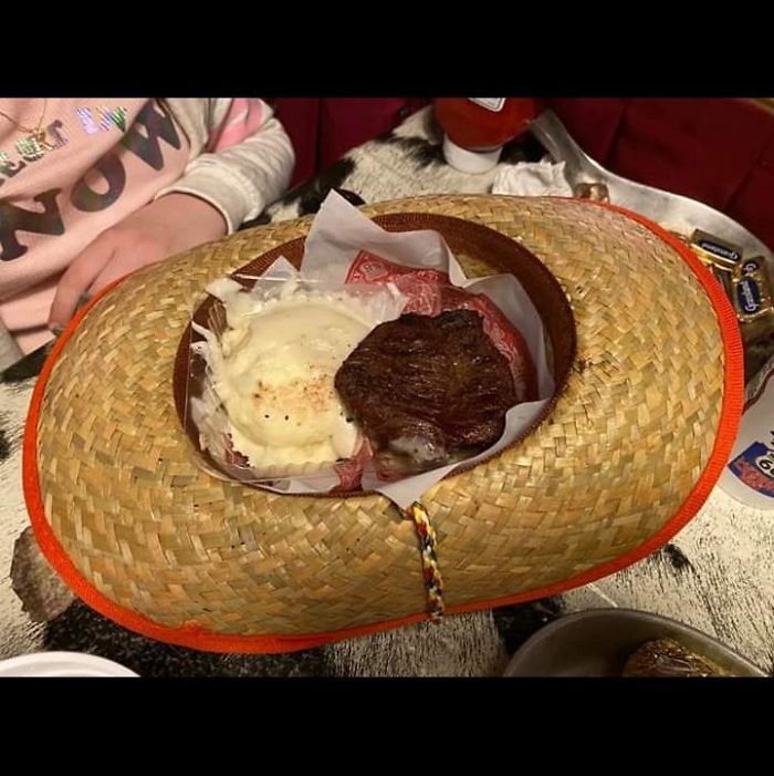 Steak And Mashed Taters In A Sombrero