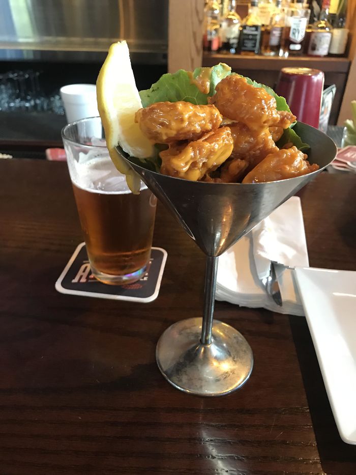 Shrimp Served This Thing And The Server Immediately Asked “I Assume You’re Going To Need A Plate For This?”