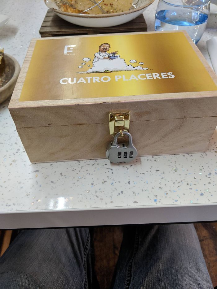 My Appetizer Came Locked In A Box