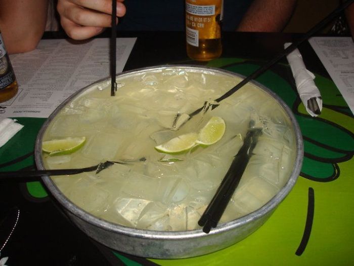 Margarita In An Old Hubcap Anyone?