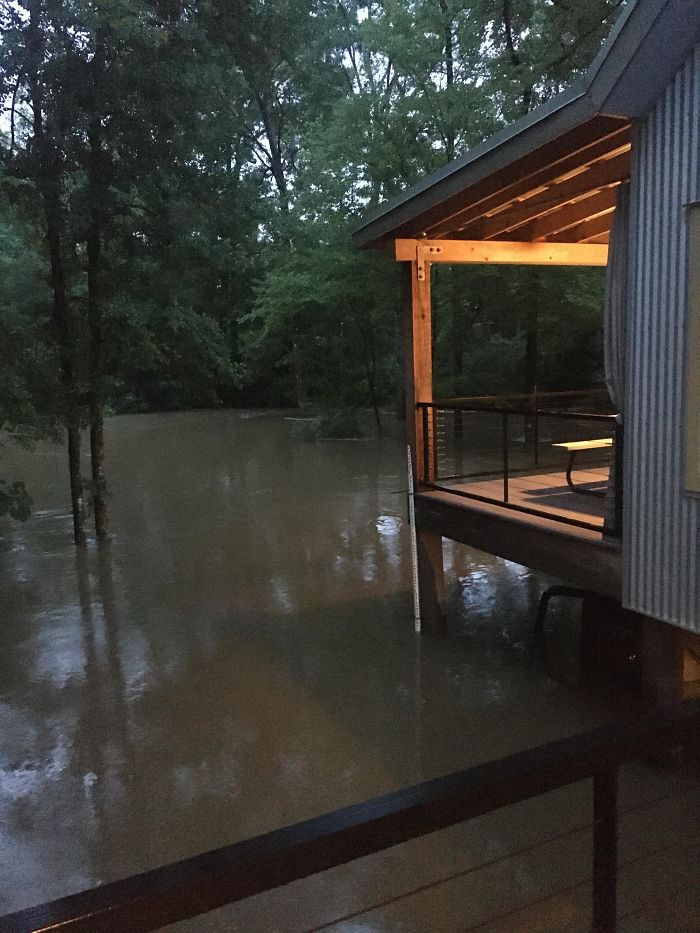 Parked My Jeep Under The Porch To Keep It Out Of The Weather