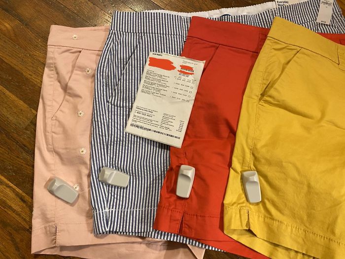 Ordered Shorts Off Of Old Navy, And All Of Them Came With The Security Tags