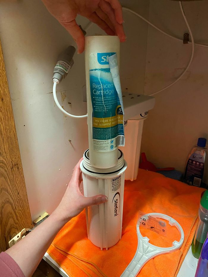 Water Filter Installed 3 Years Ago. Went To Finally Change The Filter Today, Only To See That The Original Filters Were Never Removed From Their Plastic, Thus Not Actually Filtering