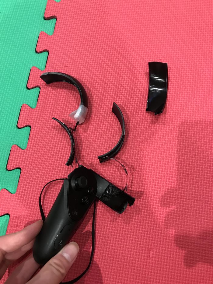 Stepped On My VR Controller