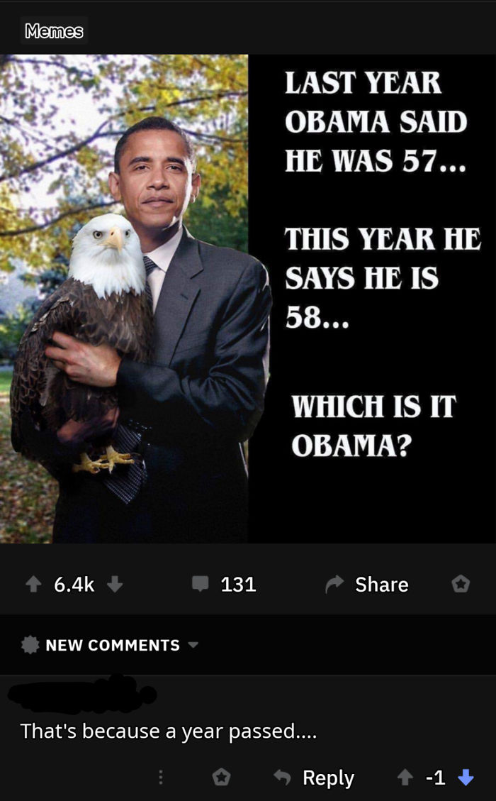 Thats Because A Years Passed