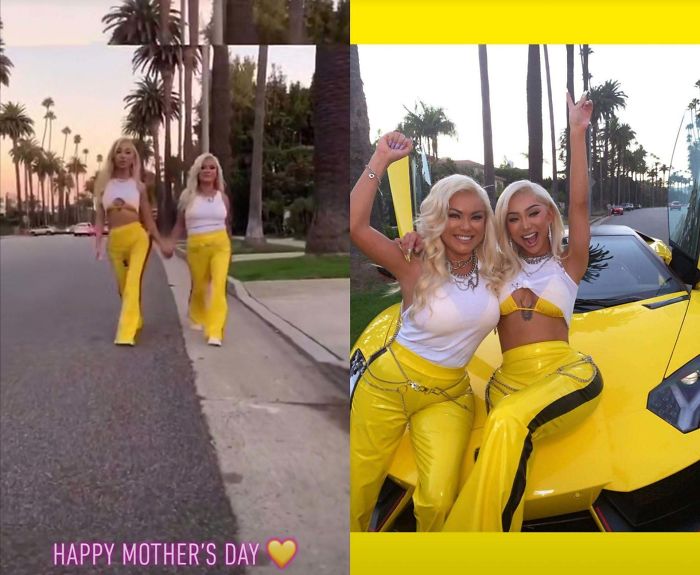 She Even Edits The Waist Of Her Own Mom On Mother's Day