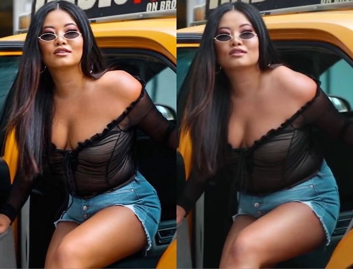 What She Posted vs. A Video Screenshot