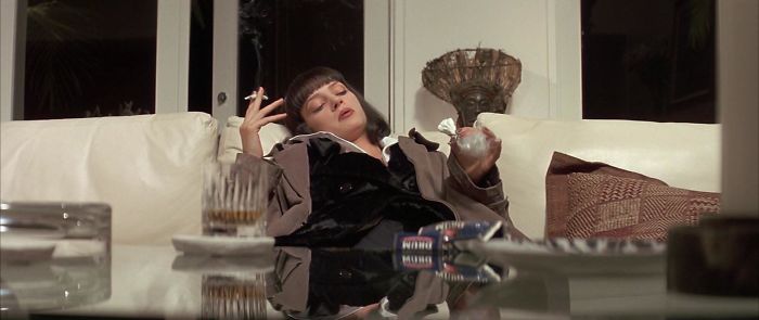 In Tarantino’s Pulp Fiction (1994), Mia Ods On Vincent’s Heroin Stash After She Mistakes It For Cocaine Because Cocaine Is Given In A Baggie And Heroin Is In A Balloon. Lance Warns Vincent Of This Earlier In The Film “I’m Outta Balloons. Is A Baggie Alright?”