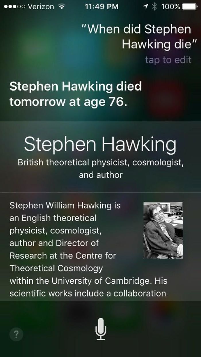 His Final Discovery Was Time Travel. RIP