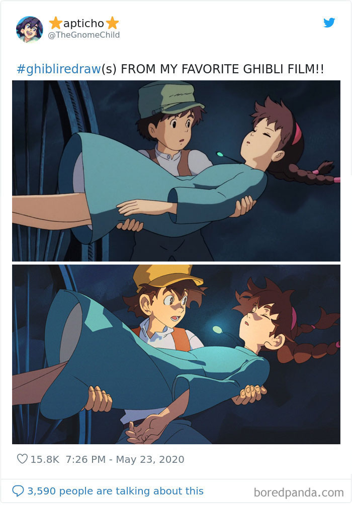 Redrawing-Ghibli-Art