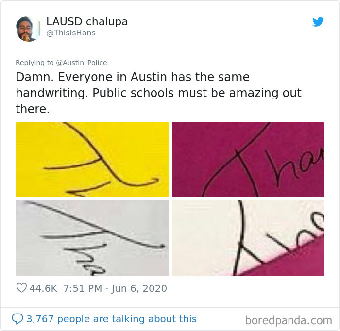 Austin PD Brags About Dozens Of Support Letters They Got, People Call Them Out For Lying (Updated)