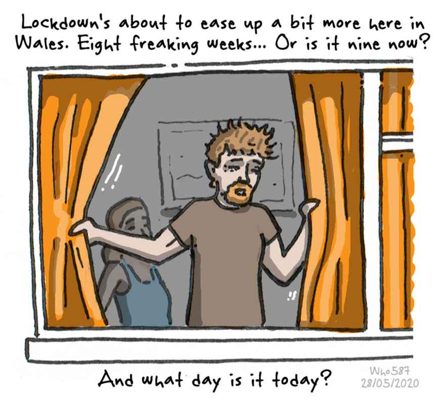 I've Kept A Visual Diary Every Working Day Since Day One Of Lockdown