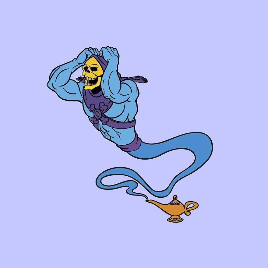 This Artist Makes Incredible Mixes Of Characters From Pop Culture