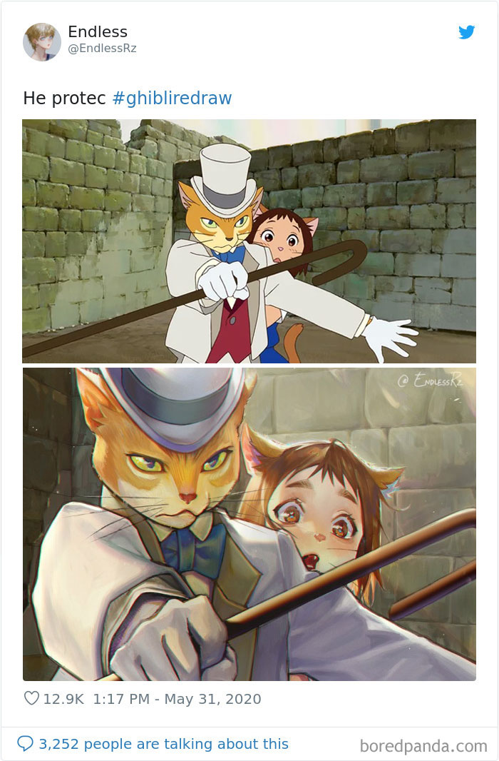 Redrawing-Ghibli-Art