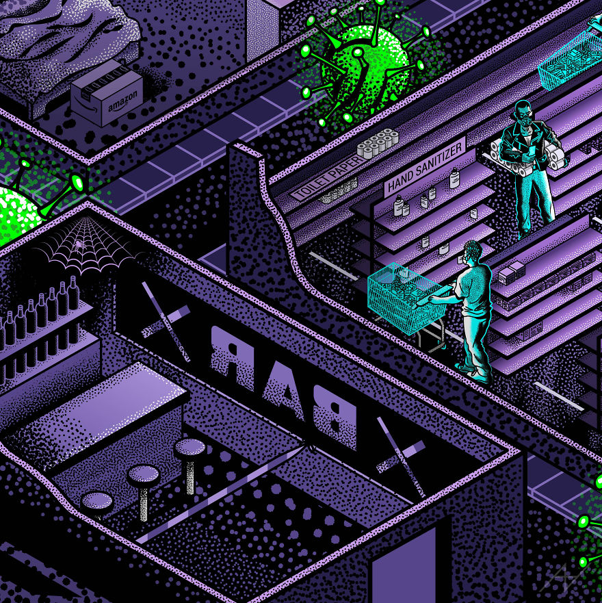 I Created This Art Piece Inspired By Covid-19