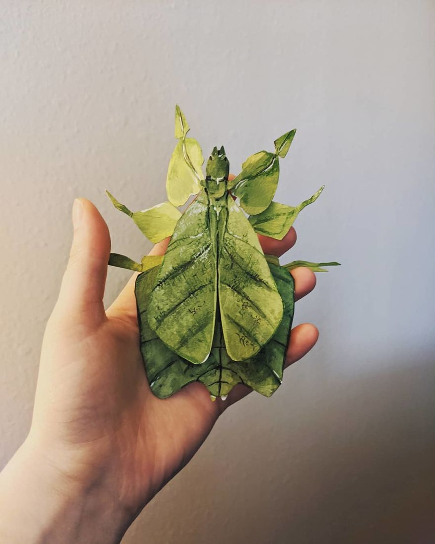 Artist Creates An Incredible Variety Of Realistic Insects Using Only Paper