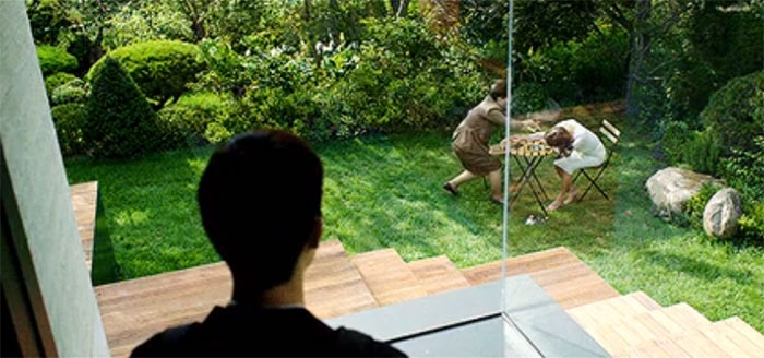 In Parasite (2019) Literal Lines Are Used Throughout The Movie Noting Whether If A Character ‘Crossed The Line’ Or Not