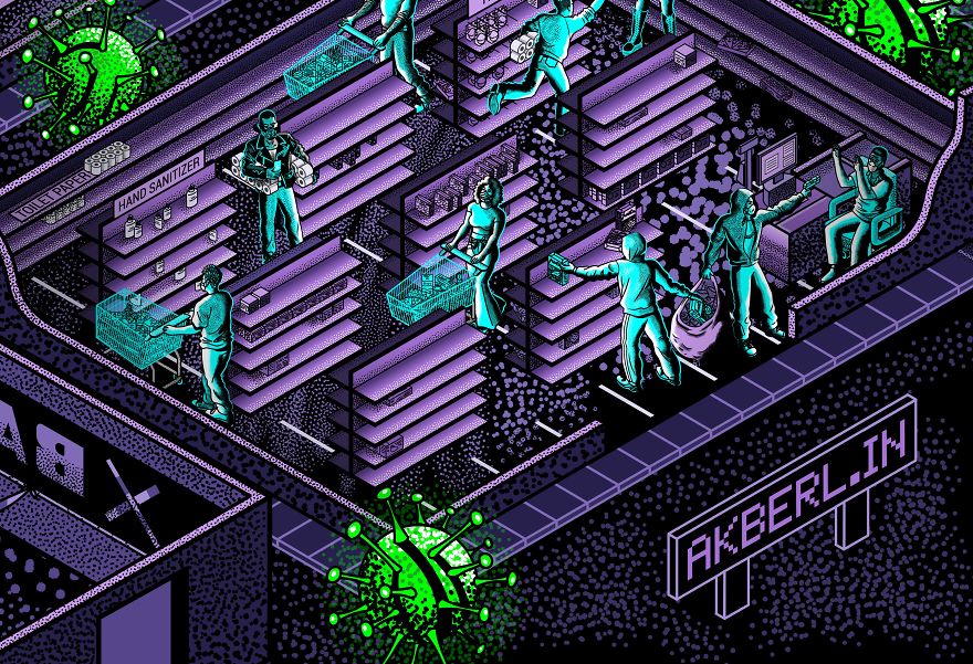 I Created This Art Piece Inspired By Covid-19