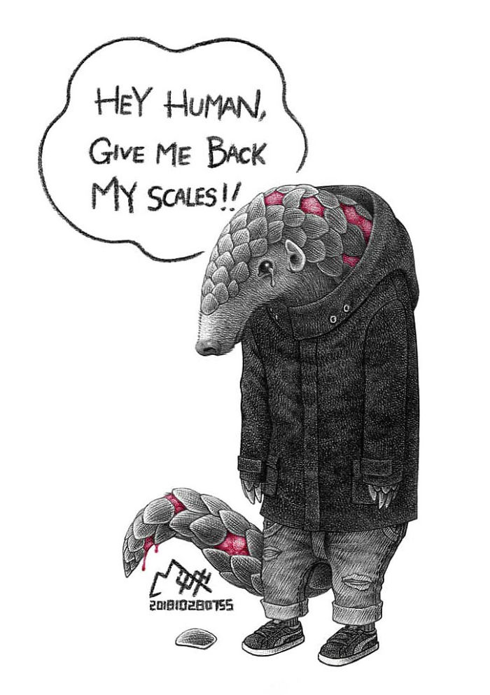 Artist Shows Shocking Illustrations About Animal Abuse That Many Humans Will Surely Be Ashamed Of