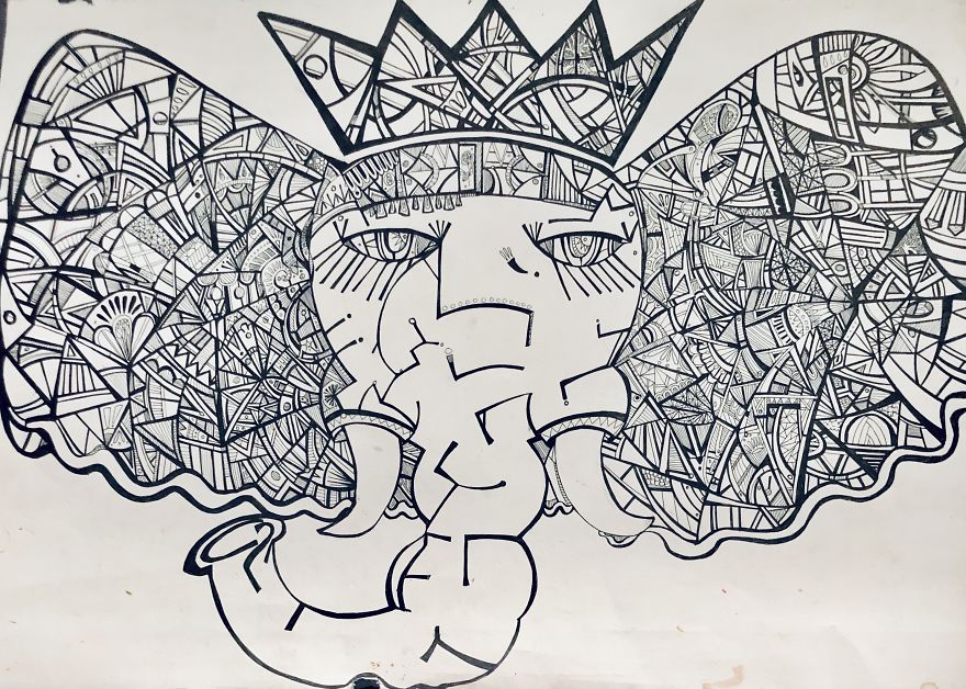 Artwork I Made With Pilot G2 Pens