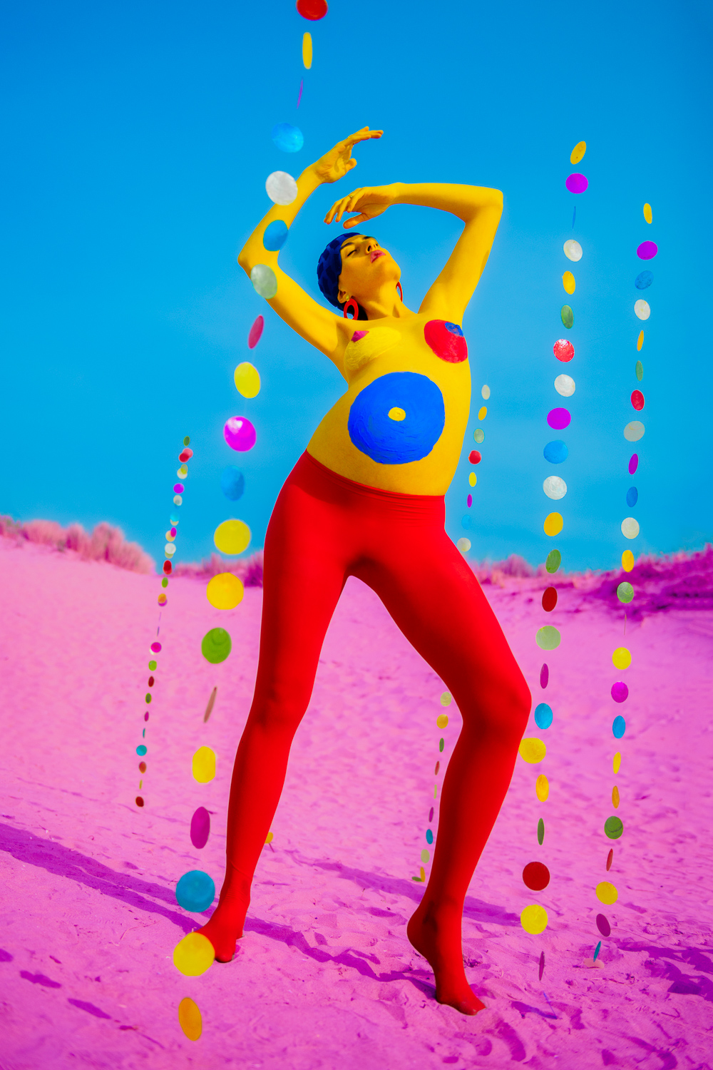 I Made A Series Of Self Portraits During The Last Month Of My Pregnancy