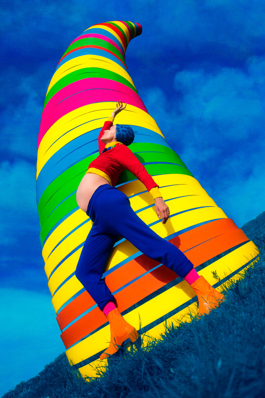 I Made A Series Of Self Portraits During The Last Month Of My Pregnancy