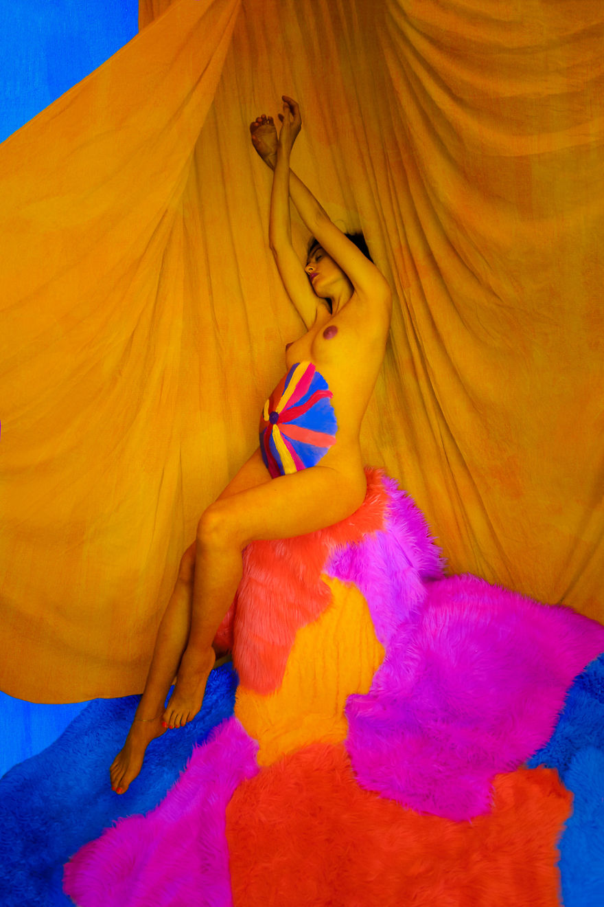 I Made A Series Of Self Portraits During The Last Month Of My Pregnancy