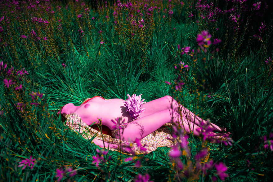 I Made A Series Of Self Portraits During The Last Month Of My Pregnancy