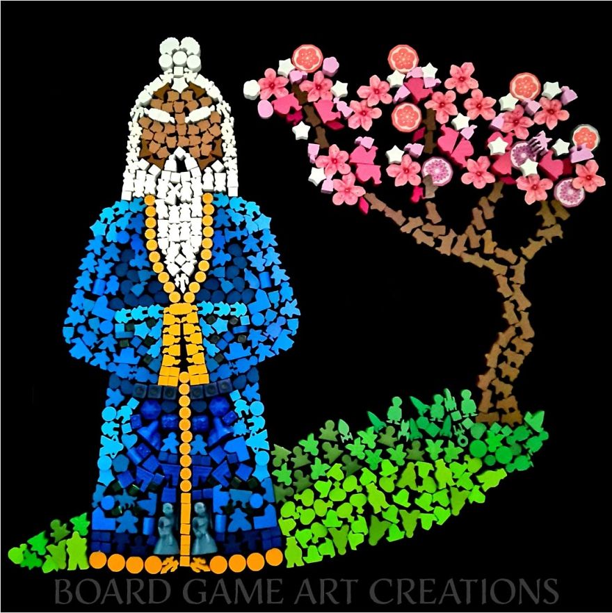 Board Game Pieces Become Art Board Game Pieces Become Art