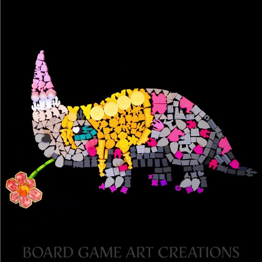 Board Game Pieces Become Art Board Game Pieces Become Art