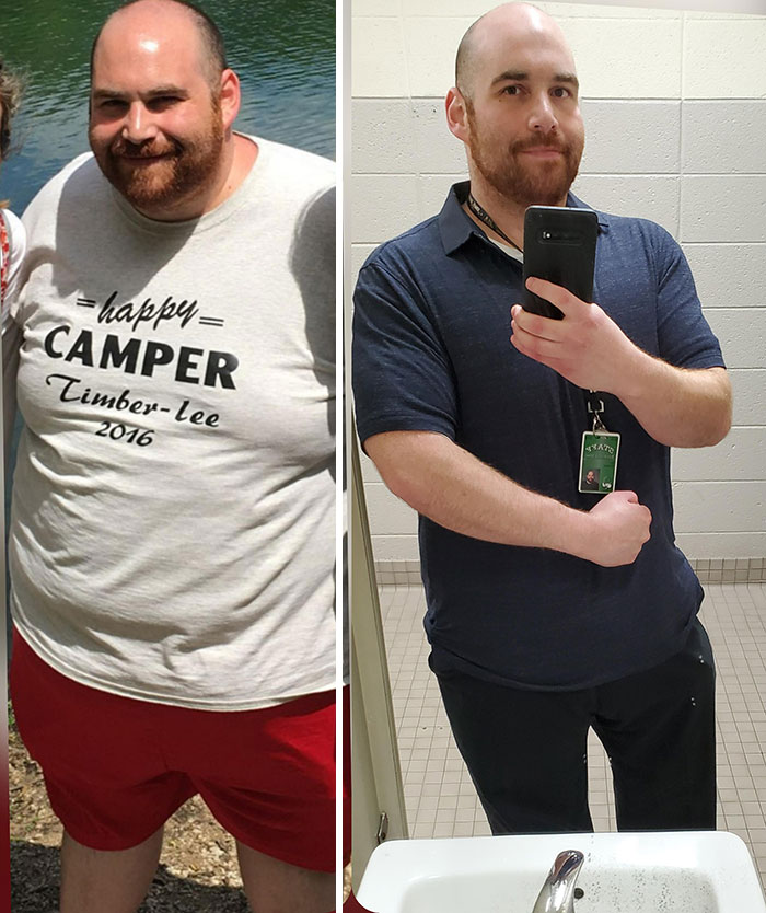 Couple Shares Before-And-After Photos Of Their Amazing Weight Transformation