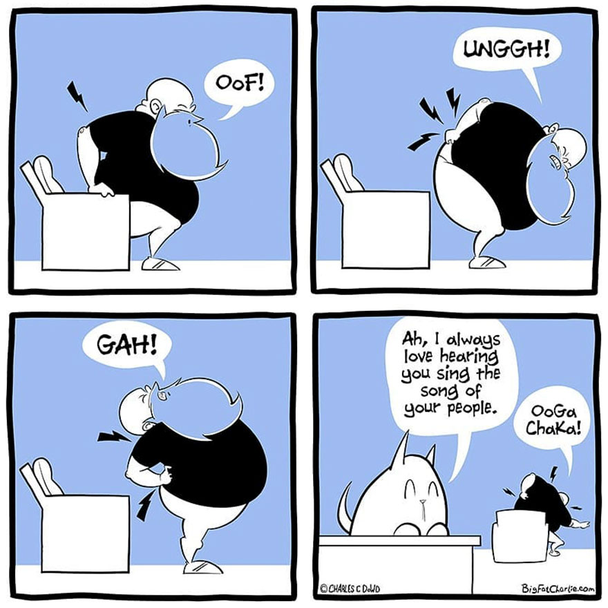 13 Comics About Being Fat, Having Diabetes, And A Cat