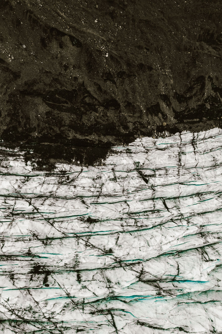 Edge Of Earth And Glacier