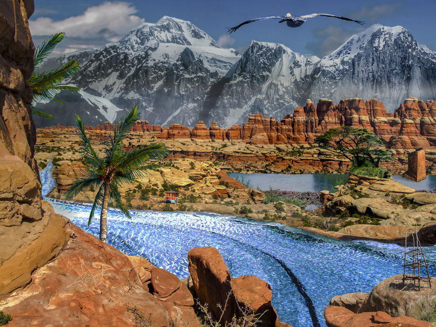 Phusion Fantasy Photo Collages By David P. Crews