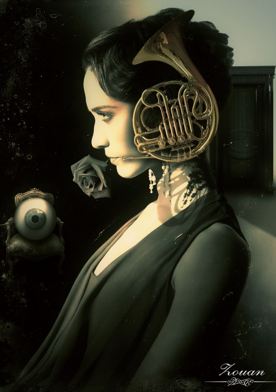 I Combined Vintage Pictures With My Surrealistic Imagination (13 Pics)