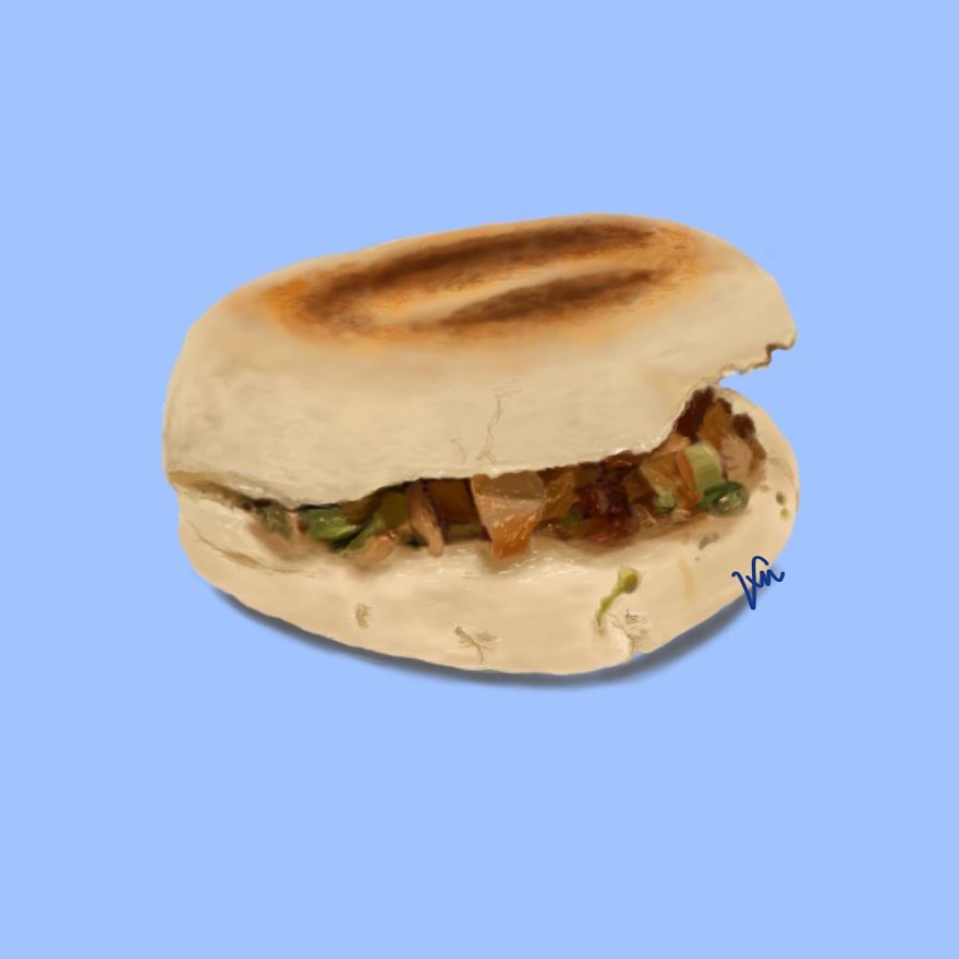 Chinese Hamburger (Rou Jia Mo)