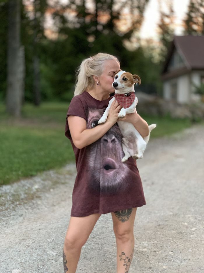 Something Terrible Happened To Me And I No Longer Dared To Leave Home Alone. We Decided To Offer A Home For A Dog Who Was Searched On Facebook At Home. The Best Decision Ever! Three Months Took And Today Jack Is Without A Growl On My Lap!