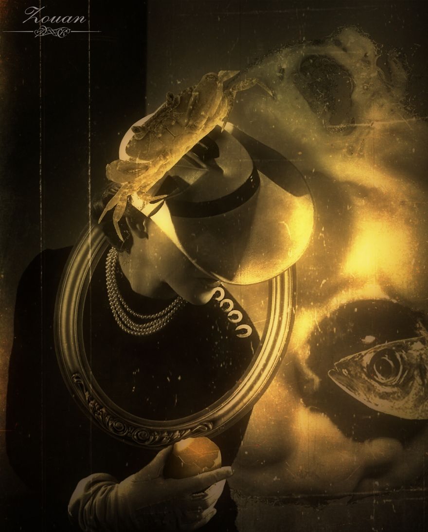 I Combined Vintage Pictures With My Surrealistic Imagination (13 Pics)