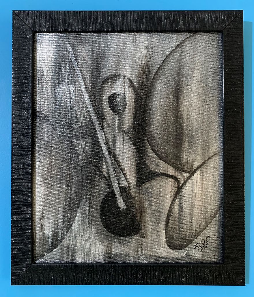 I Tried Painting Different Stylistics Using Acrylic Paint