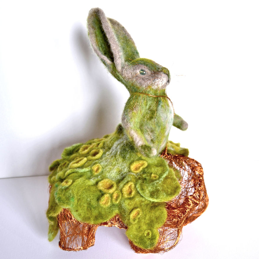 I Spent 1 Y Modelling Copper Wire Ancient Plants And Needle Felting Forest Creatures