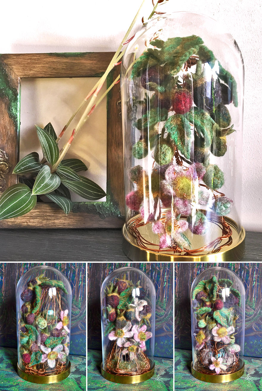 I Spent 1 Y Modelling Copper Wire Ancient Plants And Needle Felting Forest Creatures