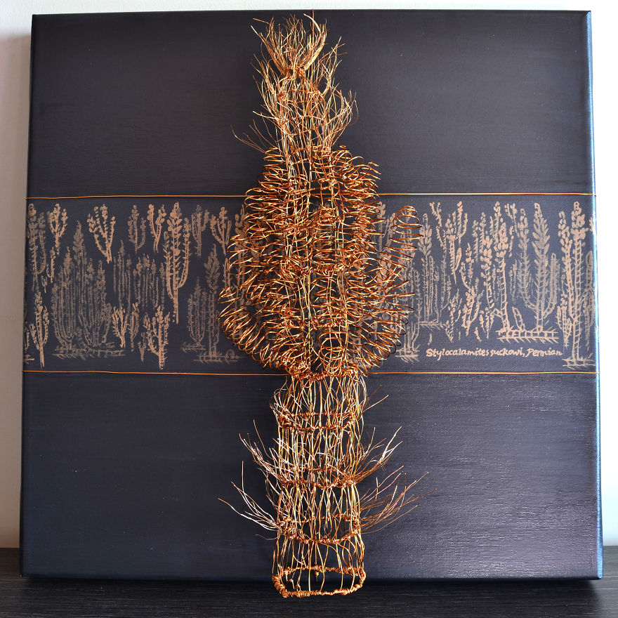 I Spent 1 Y Modelling Copper Wire Ancient Plants And Needle Felting Forest Creatures